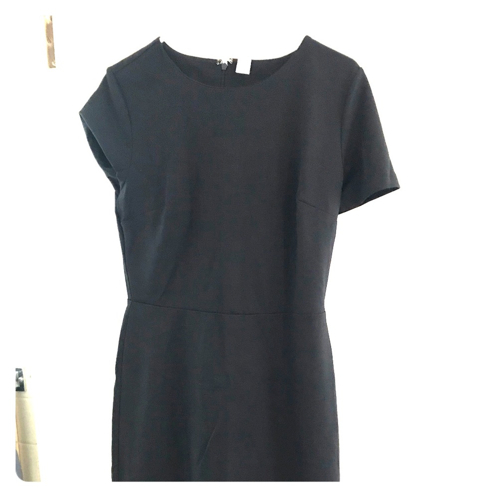 Old Navy black ponte-knit dress